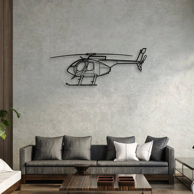 530F Classic Aircraft Silhouette Metal Wall Art - Aviation Hangar Decor