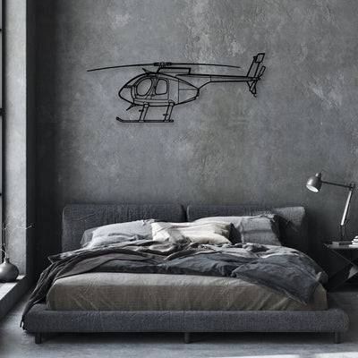 530F Classic Aircraft Silhouette Metal Wall Art - Aviation Hangar Decor