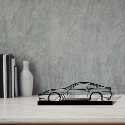 550-maranello Silhouette Metal Art Stand - Turbo Silhouette