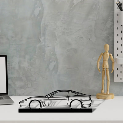 550-maranello Silhouette Metal Art Stand - Turbo Silhouette
