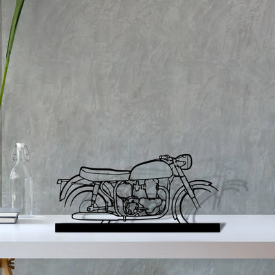 600-1962-2 Silhouette Metal Art Stand - Turbo Silhouette