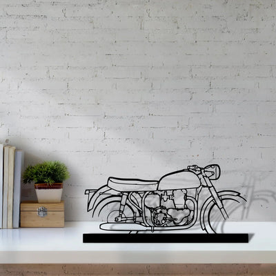 600-1962-2 Silhouette Metal Art Stand - Turbo Silhouette