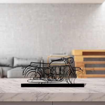 600-1962 Silhouette Metal Art Stand - Turbo Silhouette