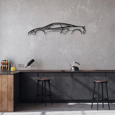 675 LT Classic Silhouette Metal Wall Art - Automotive Garage Decor