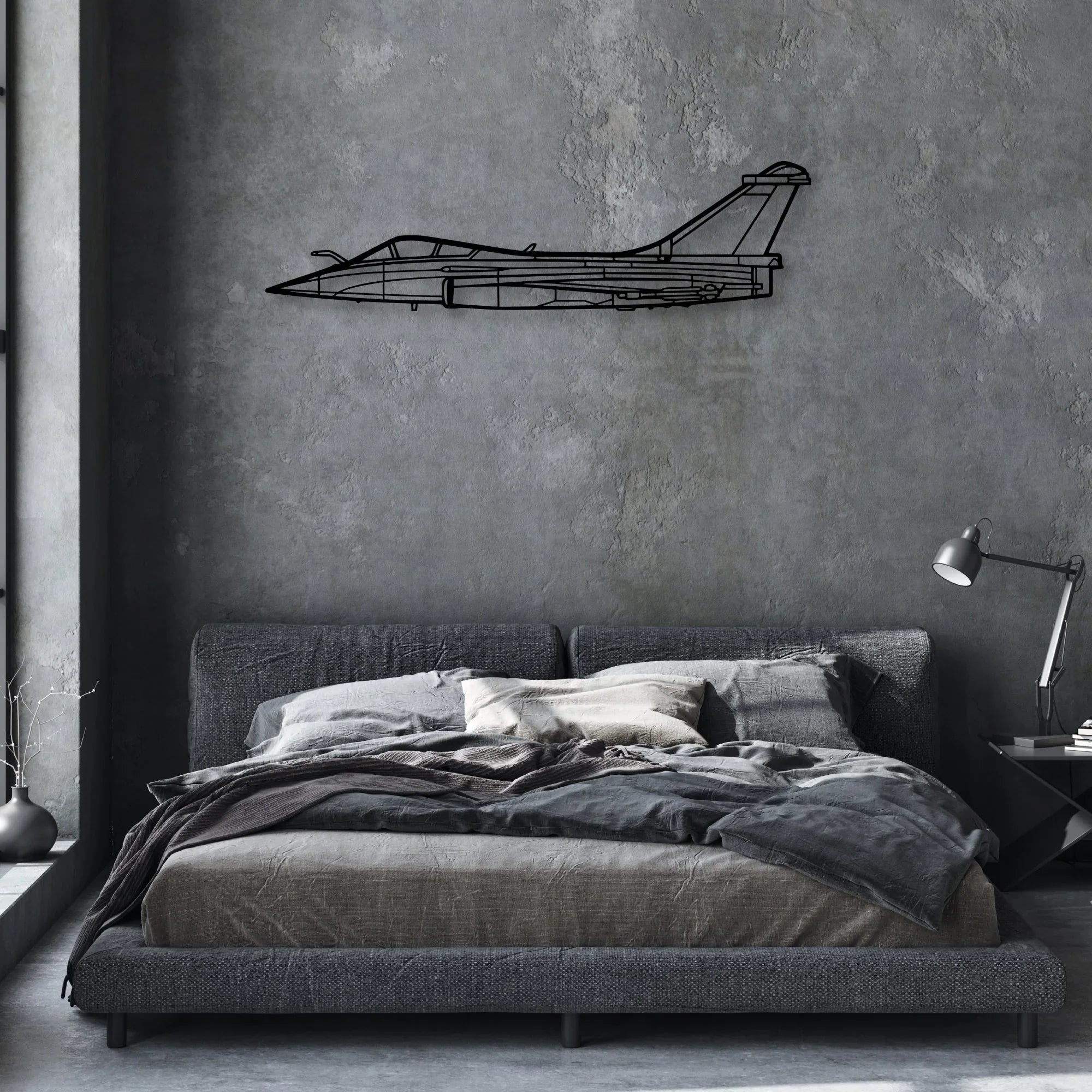 737 2 Classic Aircraft Silhouette Metal Wall Art - Aviation Hangar Decor