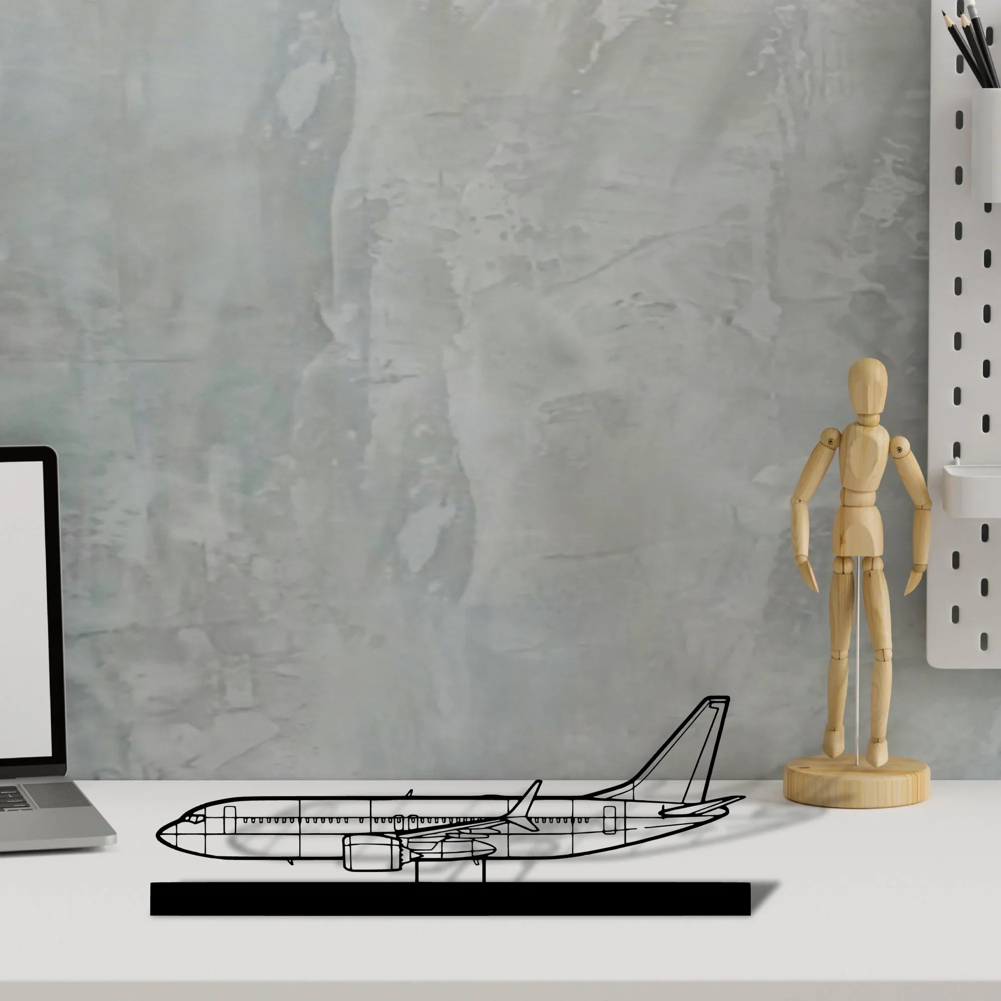 737-2 Silhouette Metal Art Stand - Turbo Silhouette