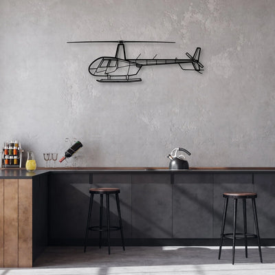 747 200B Classic Aircraft Silhouette Metal Wall Art - Aviation Hangar Decor
