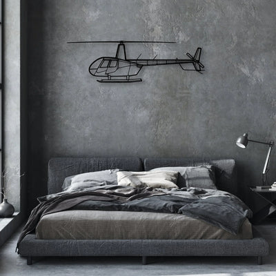 747 200B Classic Aircraft Silhouette Metal Wall Art - Aviation Hangar Decor