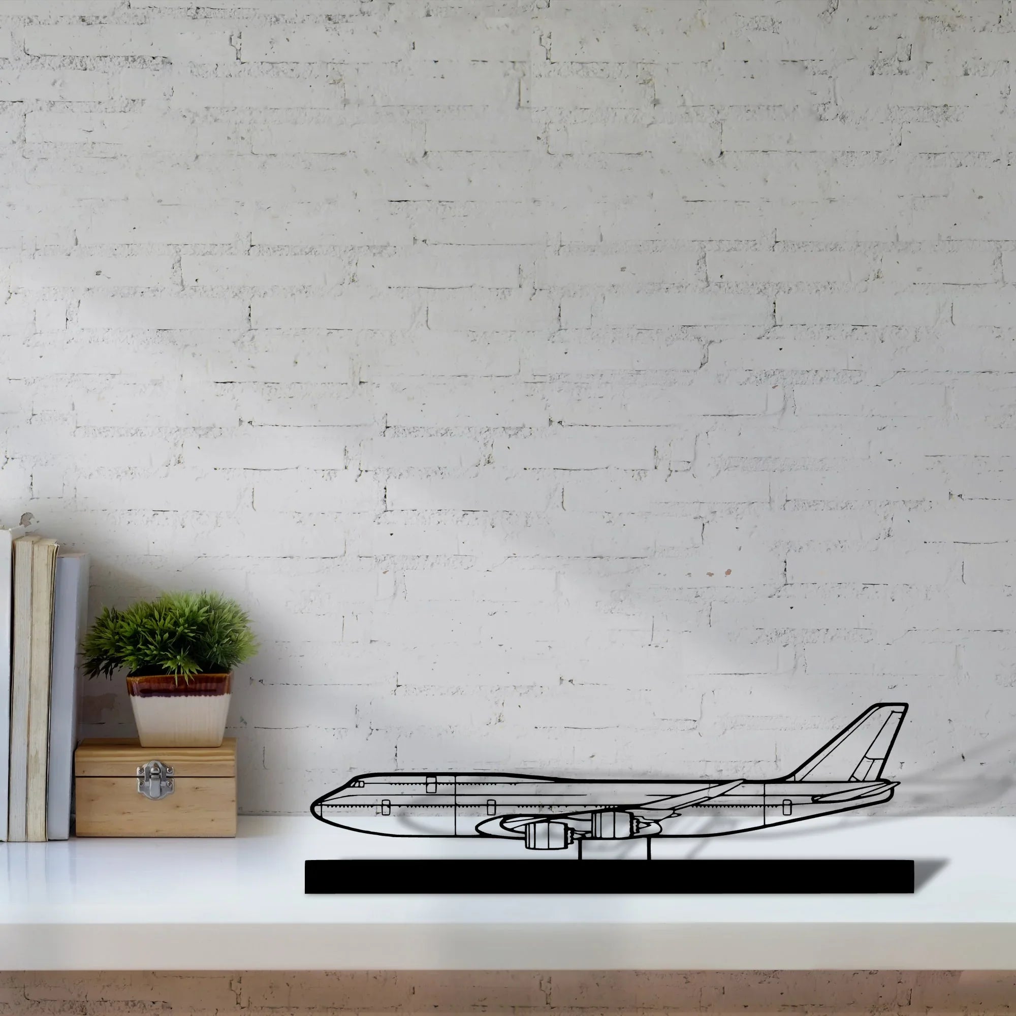 747-8-2 Silhouette Metal Art Stand - Turbo Silhouette