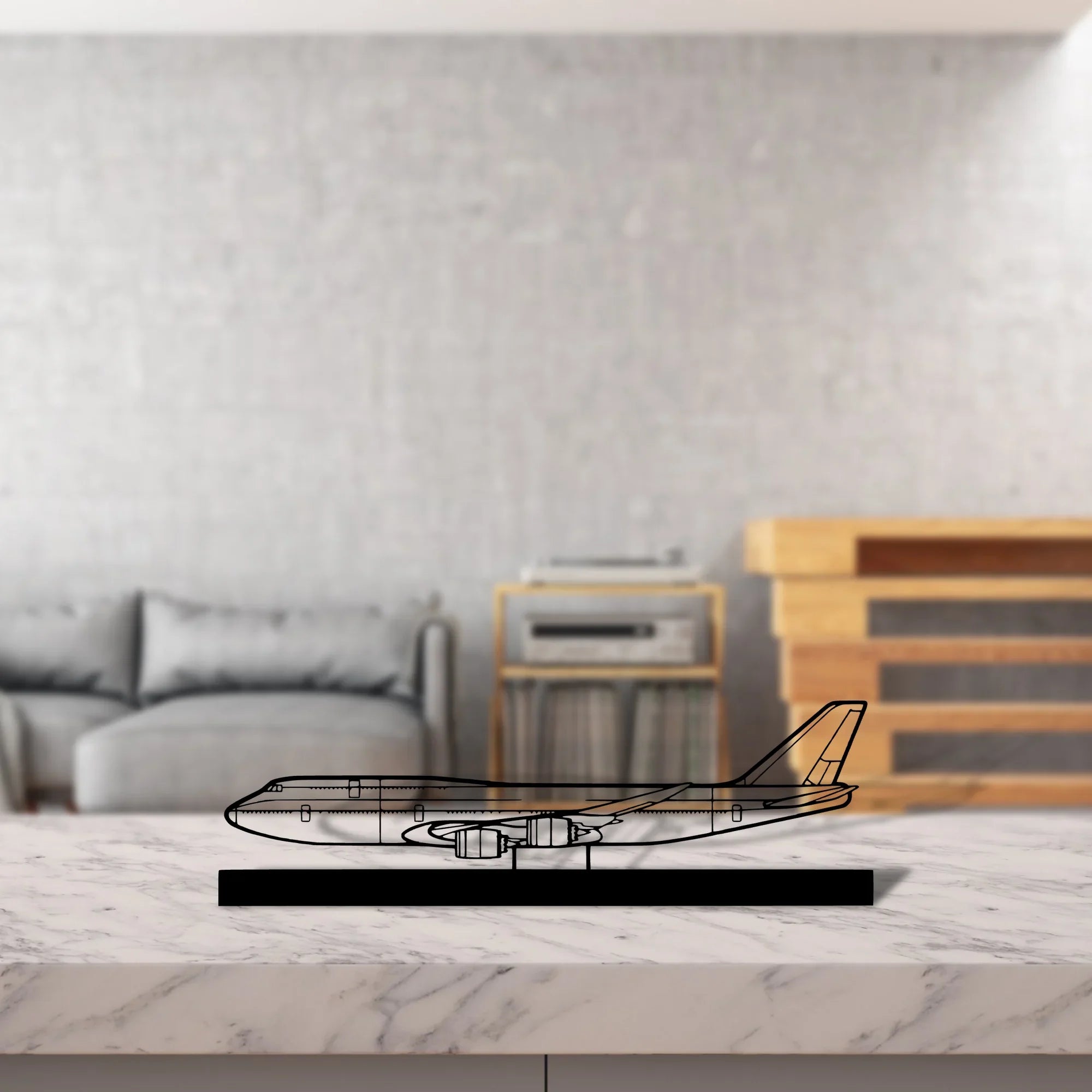 747-8-2 Silhouette Metal Art Stand - Turbo Silhouette