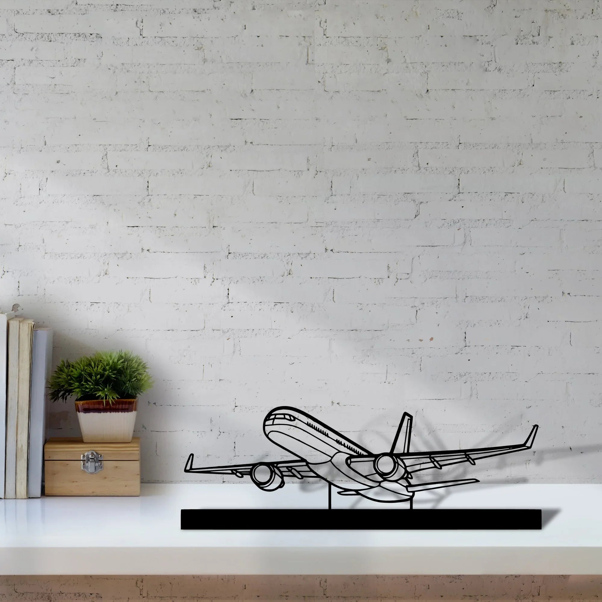 757-200-2 Silhouette Metal Art Stand - Turbo Silhouette