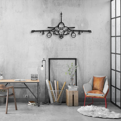 757 200 3 Classic Aircraft Silhouette Metal Wall Art - Aviation Hangar Decor