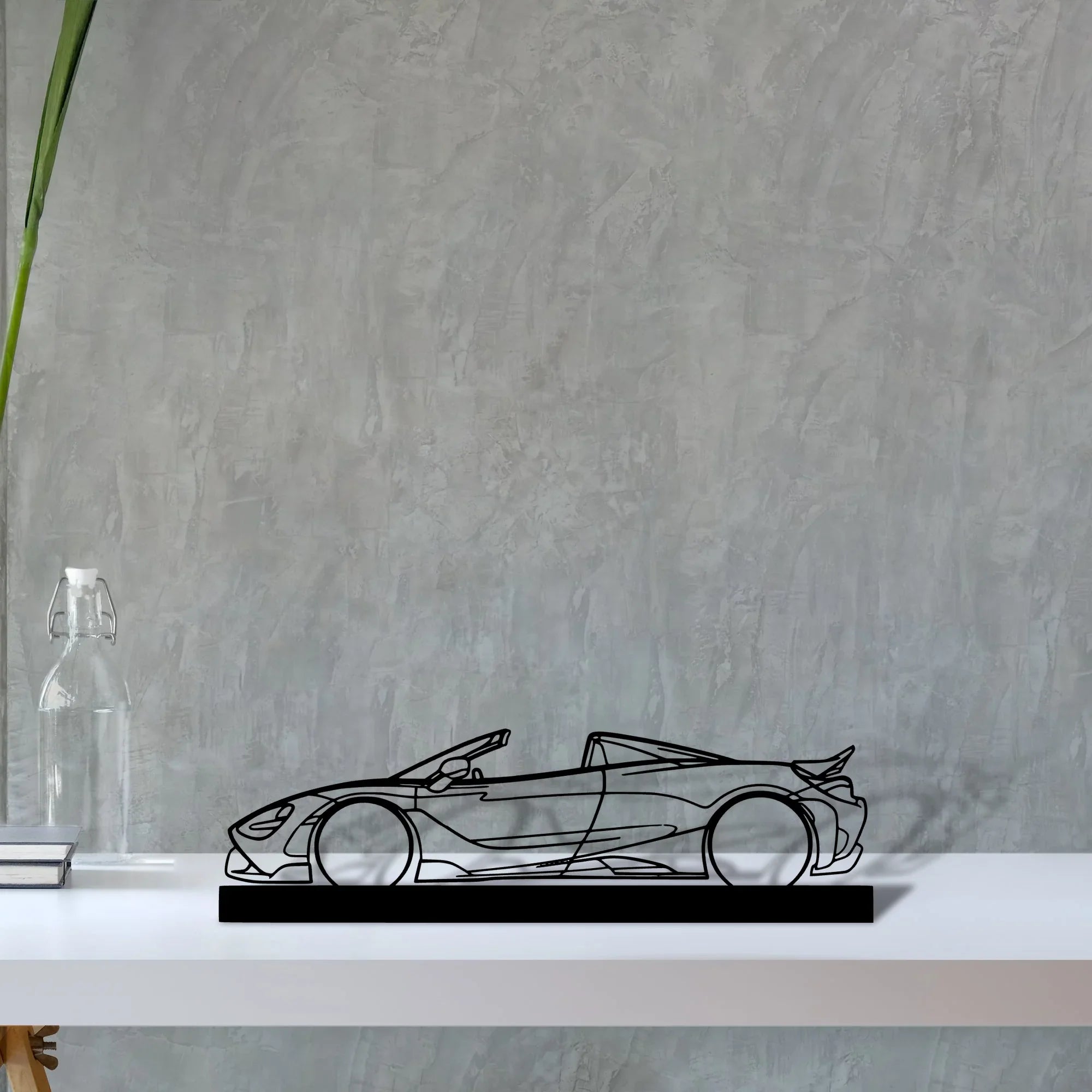 765-lt Silhouette Metal Art Stand - Turbo Silhouette