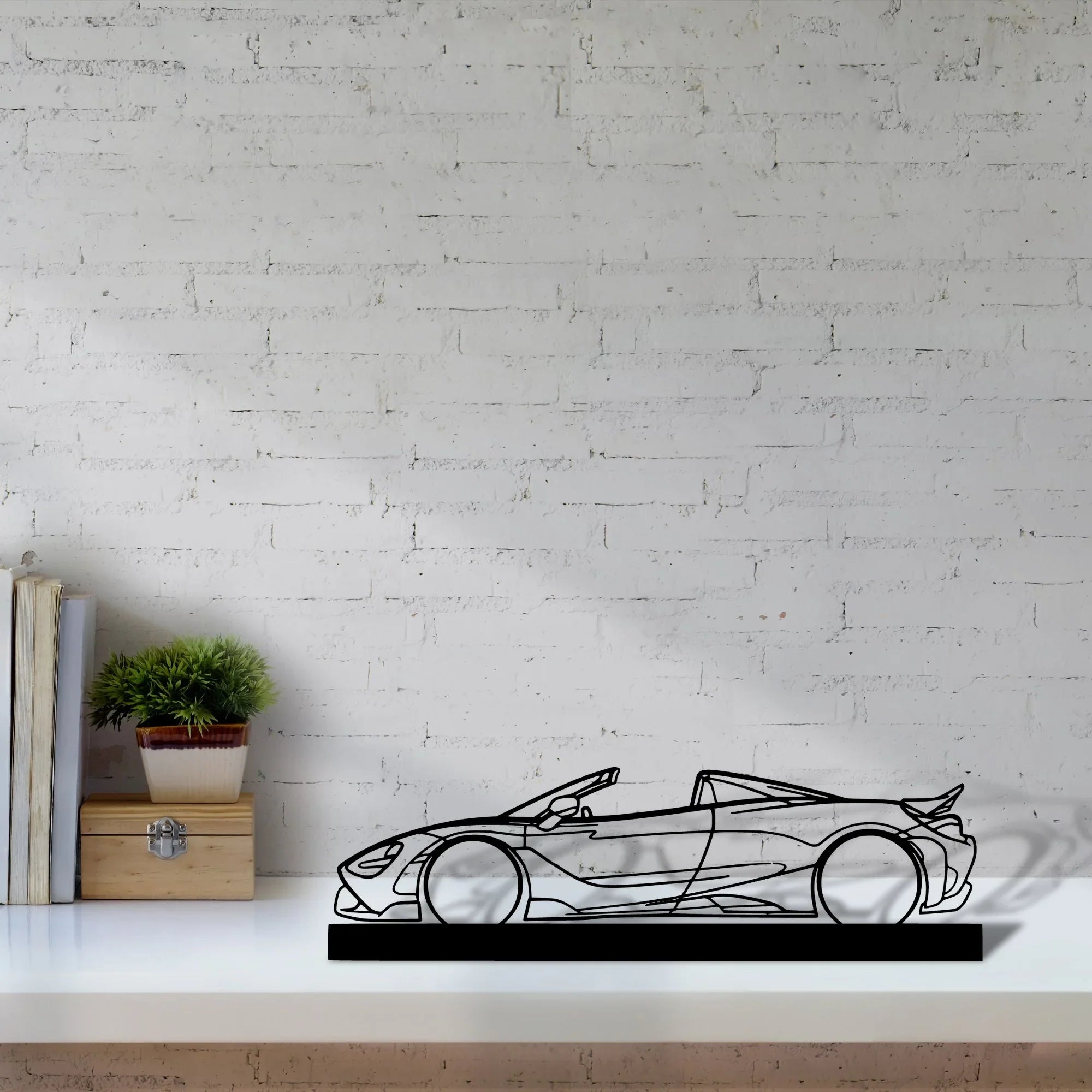 765-lt Silhouette Metal Art Stand - Turbo Silhouette