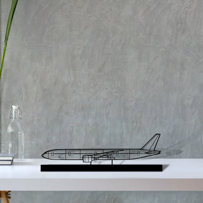777-300er-4 Silhouette Metal Art Stand - Turbo Silhouette