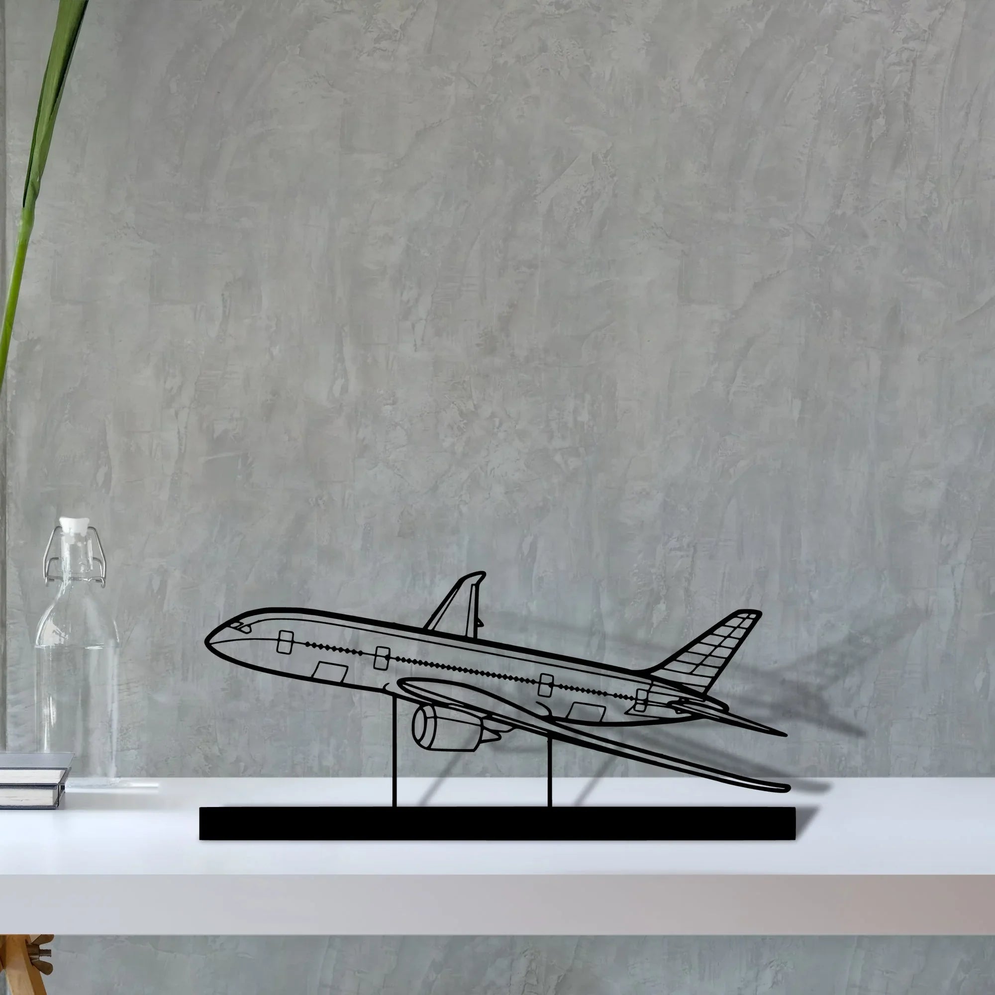 787 Silhouette Metal Art Stand - Turbo Silhouette