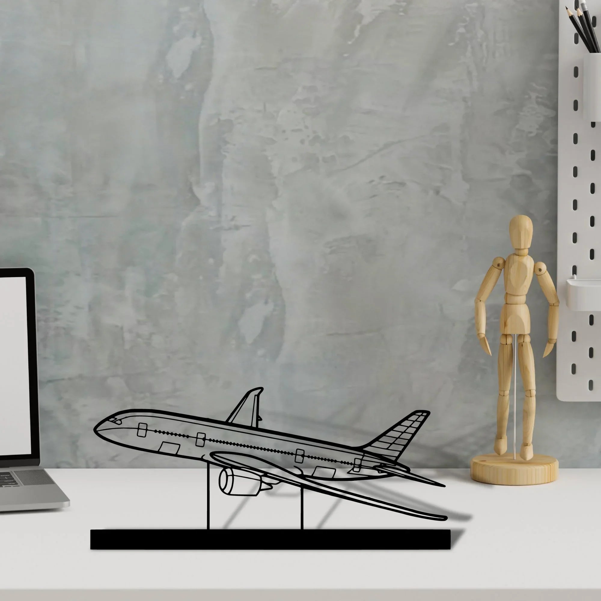 787 Silhouette Metal Art Stand - Turbo Silhouette