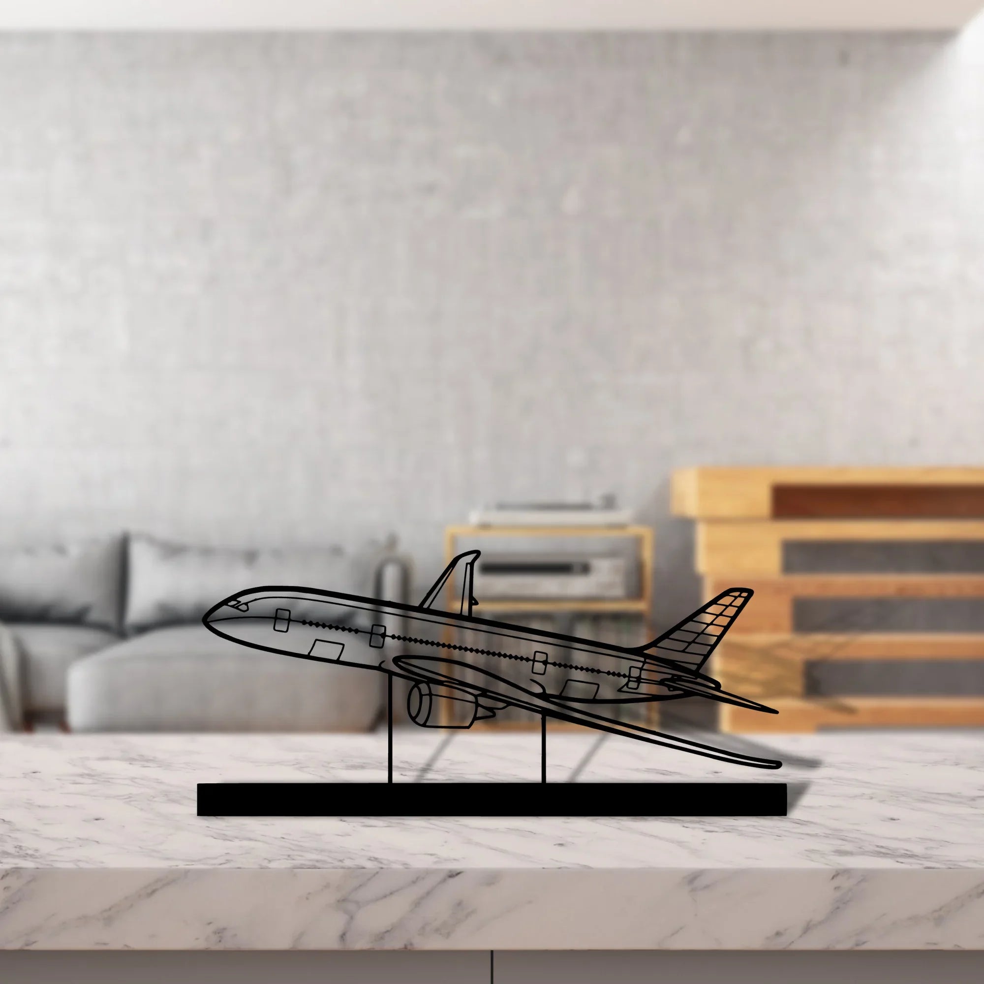 787 Silhouette Metal Art Stand - Turbo Silhouette