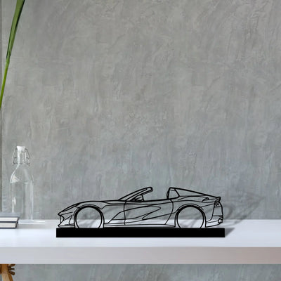 812-gts Silhouette Metal Art Stand - Turbo Silhouette