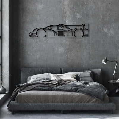 908 LMP1 2011 Classic Silhouette Metal Wall Art - Automotive Garage Decor