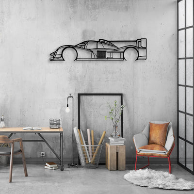 908 LMP1 2011 Classic Silhouette Metal Wall Art - Automotive Garage Decor