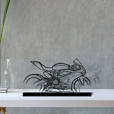 959-panigale-corse Silhouette Metal Art Stand - Turbo Silhouette