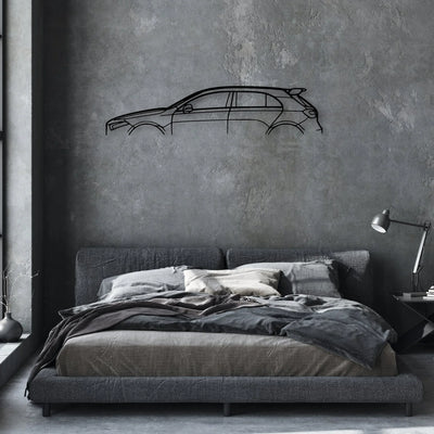 A35 AMG 2019 Classic Silhouette Metal Wall Art - Automotive Garage Decor