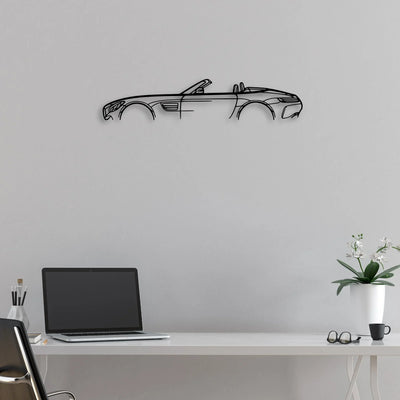AMG GTC convertible Classic Silhouette Metal Wall Art - Automotive Garage Decor