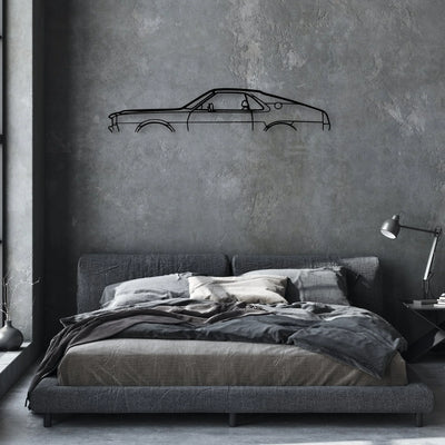 AMX 1970 Classic Silhouette Metal Wall Art - Automotive Garage Decor