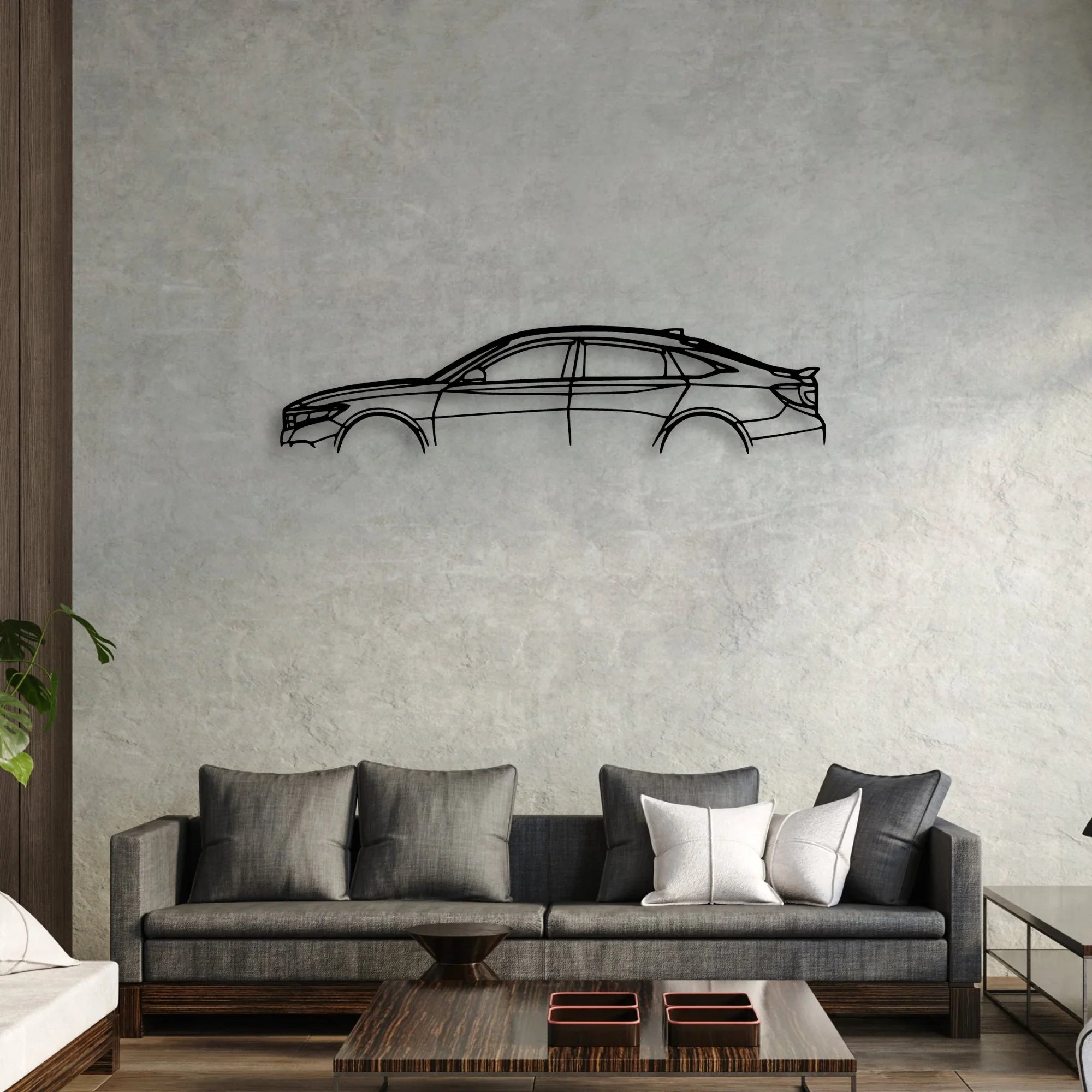 Accord Sport 2020 Classic Silhouette Metal Wall Art - Automotive Garage Decor