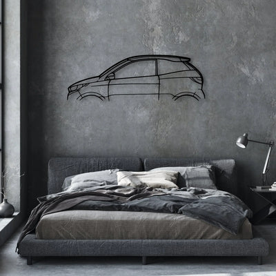 Aixam Coupe GTI Classic Silhouette Metal Wall Art - Automotive Garage Decor