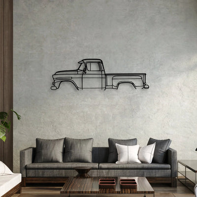 Apache 31 Classic Silhouette Metal Wall Art - Automotive Garage Decor
