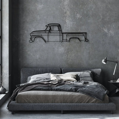 Apache 31 Classic Silhouette Metal Wall Art - Automotive Garage Decor