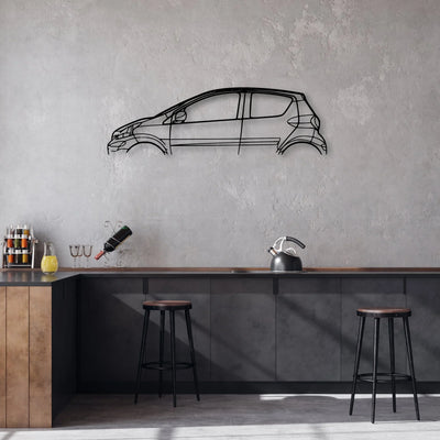 Aygo 2012 Classic Silhouette Metal Wall Art - Automotive Garage Decor