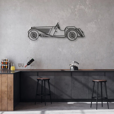 CLASSIC CAR Classic Silhouette Metal Wall Art - Automotive Garage Decor