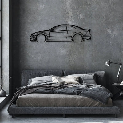 CLK63 Black Series 2 Classic Silhouette Metal Wall Art - Automotive Garage Decor