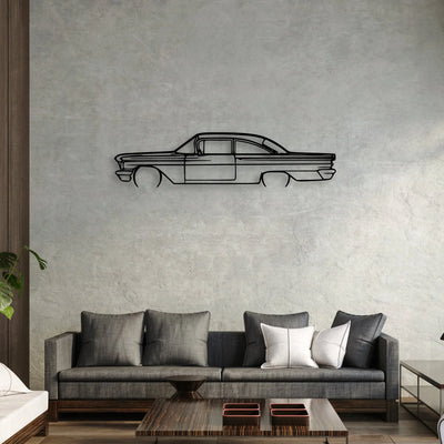 Catalina 1960 Classic Silhouette Metal Wall Art - Automotive Garage Decor
