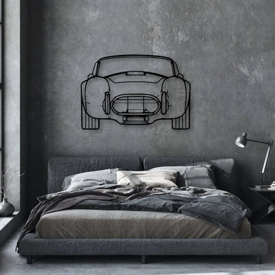 Cobra 1985 2 Classic Silhouette Metal Wall Art - Automotive Garage Decor