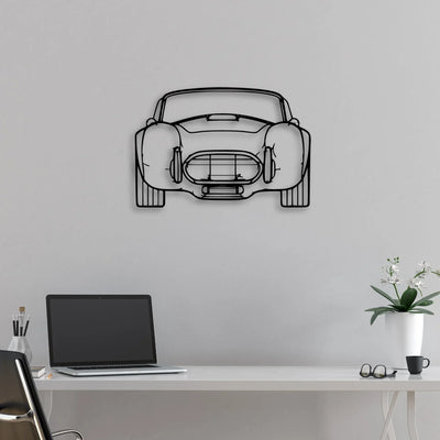 Cobra 1985 2 Classic Silhouette Metal Wall Art - Automotive Garage Decor