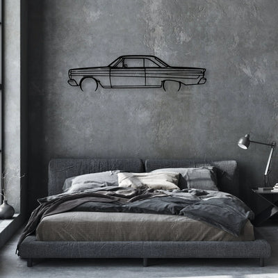 Comet 1964 Classic Silhouette Metal Wall Art - Automotive Garage Decor