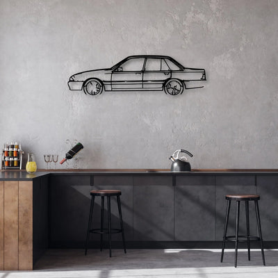 Commodore VL Classic Silhouette Metal Wall Art - Automotive Garage Decor
