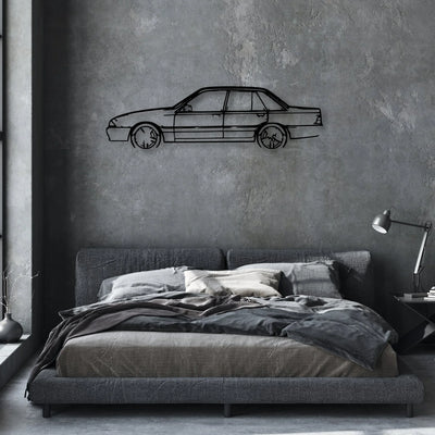 Commodore VL Classic Silhouette Metal Wall Art - Automotive Garage Decor
