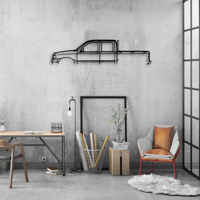Courier 2003 Classic Silhouette Metal Wall Art - Automotive Garage Decor