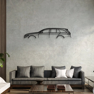 E400 T 2017 Classic Silhouette Metal Wall Art - Automotive Garage Decor