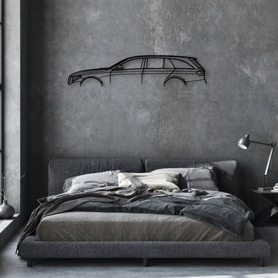 E400 T 2017 Classic Silhouette Metal Wall Art - Automotive Garage Decor