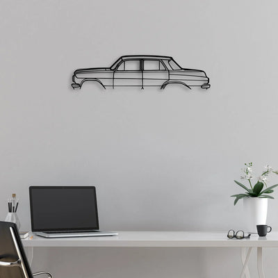EJ 1963 Classic Silhouette Metal Wall Art - Automotive Garage Decor