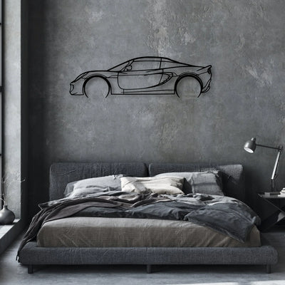 Elise 2006 Classic Silhouette Metal Wall Art - Automotive Garage Decor