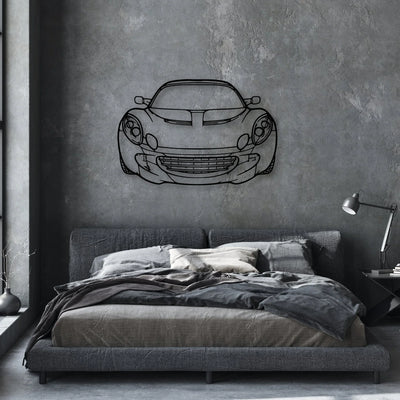 Elise SC 2010 Classic Silhouette Metal Wall Art - Automotive Garage Decor
