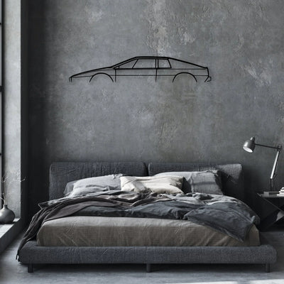 Esprit S1 Classic Silhouette Metal Wall Art - Automotive Garage Decor