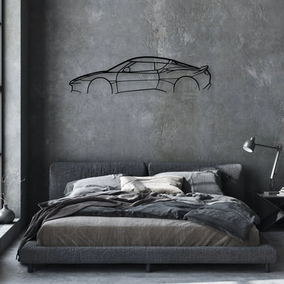 Evora Classic Silhouette Metal Wall Art - Automotive Garage Decor